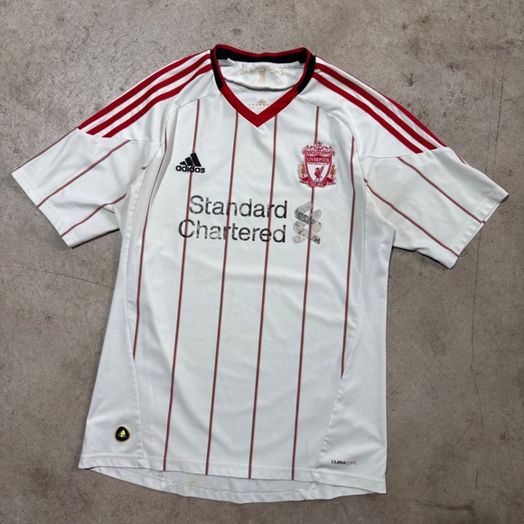 LIVERPOOL FC 2010/12 Adidas Away Authentic Football Jersey Vintage Soccer Jersey - Picture 1 of 8